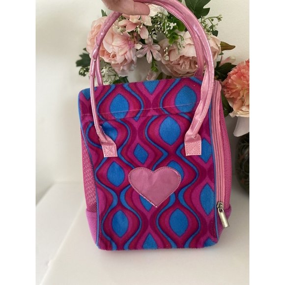 Battat Dolls Pucci Pups Pink and Blue Dog Carrier Plush Bag Only Mesh Zipper GUC - Picture 13 of 16